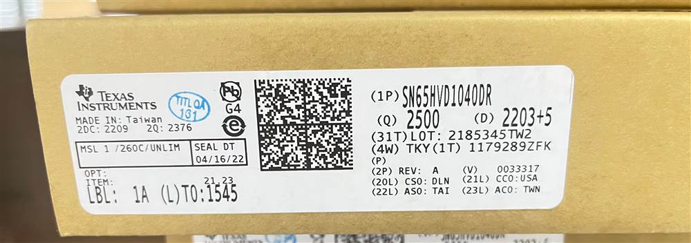 Integrated IC Electronic Components In-Stock SN65HVD1040DR
