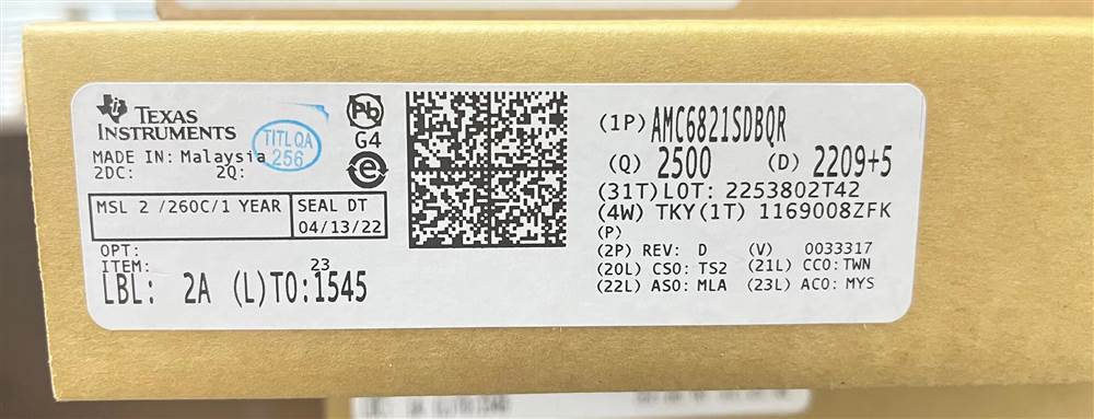 Integrated IC Electronic Components In-Stock AMC6821SDBQR