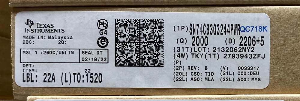 Integrated IC Electronic Components In-Stock SN74CB3Q3244PWR