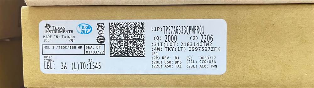 Integrated IC Electronic Components In-Stock TPS7A6333QPWPRQ1