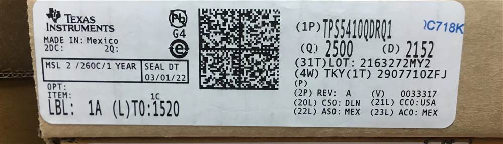 Integrated IC Electronic Components In-Stock TPS5410QDRQ1